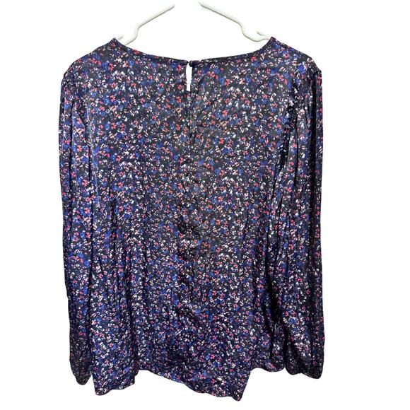 Lane Bryant Long Sleeve Crew Neck Top Blouse Elastic Sleeve Plus Size 20 - Picture 6 of 11